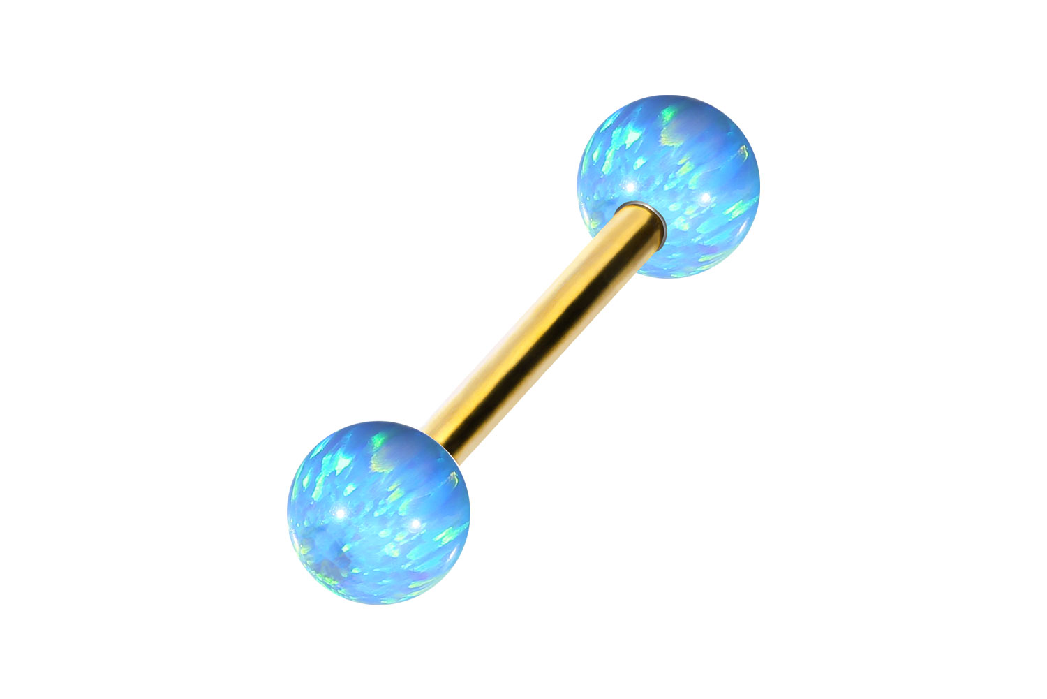 Titan Barbell Piercing SYNTHETISCHE OPALE